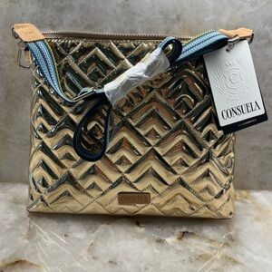 NWT CONSUELA EVADNEY DOWNTOWN CROSSBODY Bag with Quilted Design